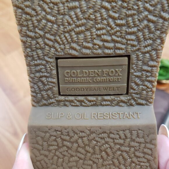 Golden Fox Overlord 6" Leather Boondocker Service Boot Men'sSize 8.5 Brown - Picture 8 of 11